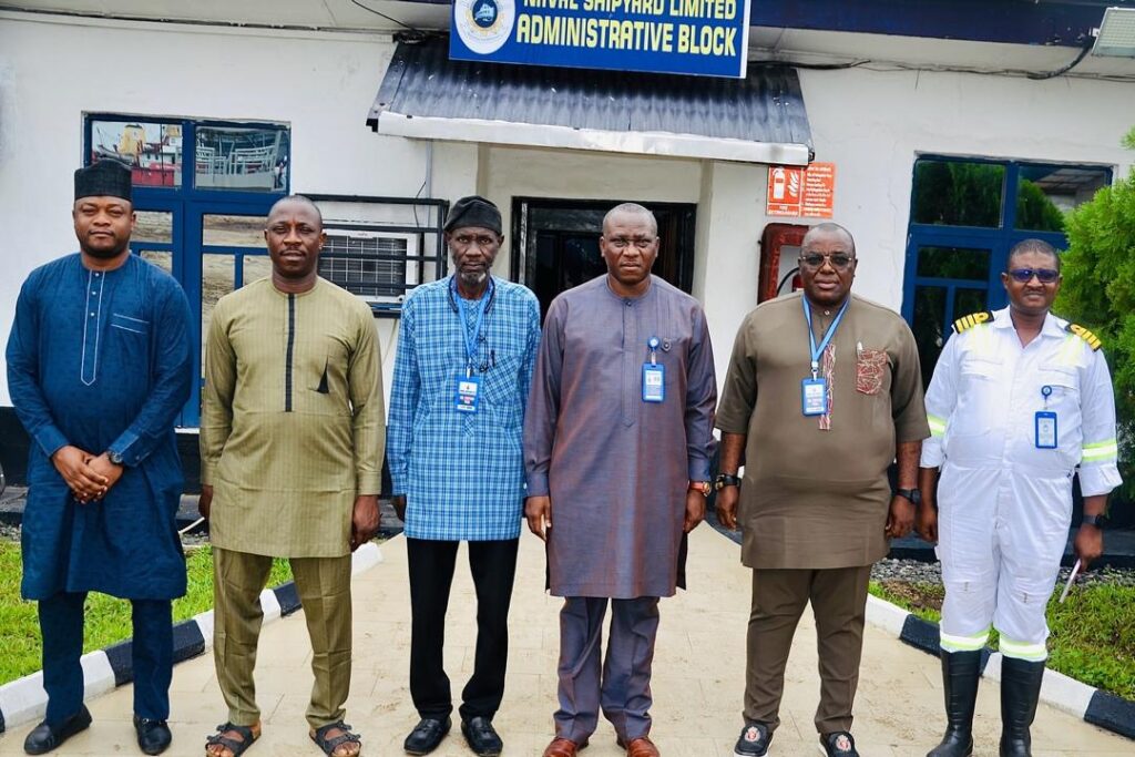 During the visit of Engr. George Ihuigwe, MD Geo-Lind Nigeria Ltd, and his GM to NSL.