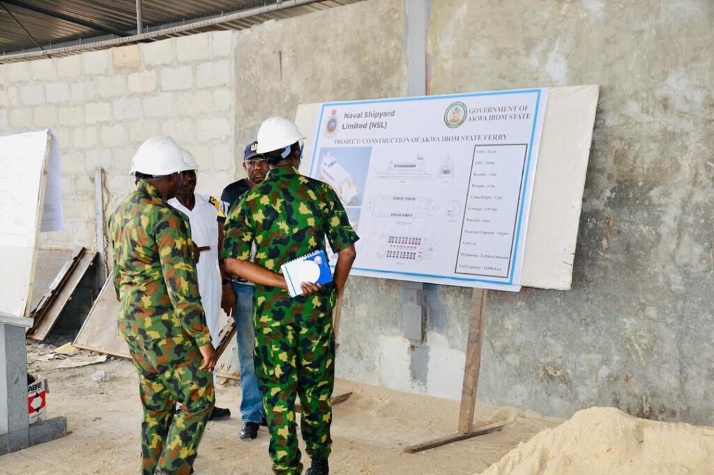 visit of the Chief of Naval Engineering, R Adm KG Levi and entourage to Naval Shipyard Limited
